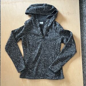 Columbia Charcoal Sweater with Button Detail